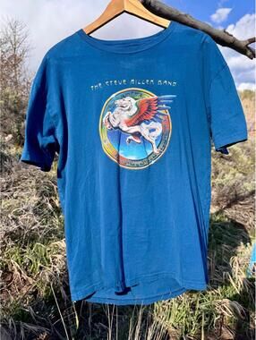 Steve Miller Band 2017 “Book of Dreams” Tour T‑Shirt — Navy (XL)